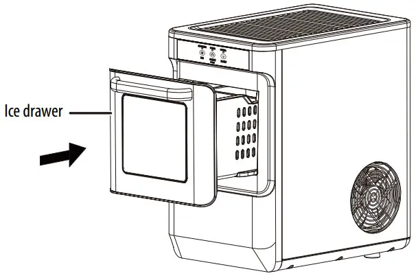 INSIGNIA NS IMN44BS4 Portable Nugget Ice Maker - ice maker 3