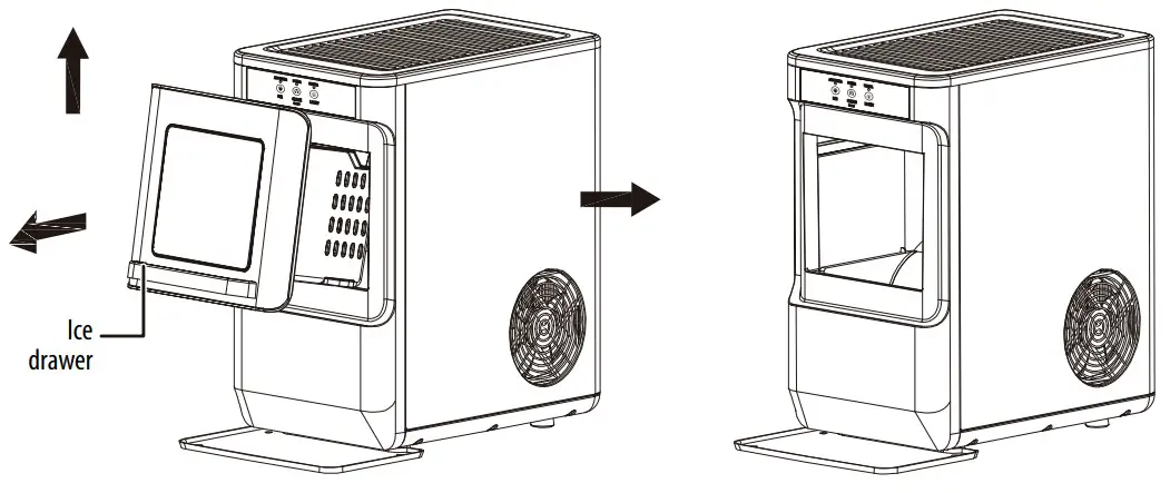 INSIGNIA NS IMN44BS4 Portable Nugget Ice Maker - ice maker
