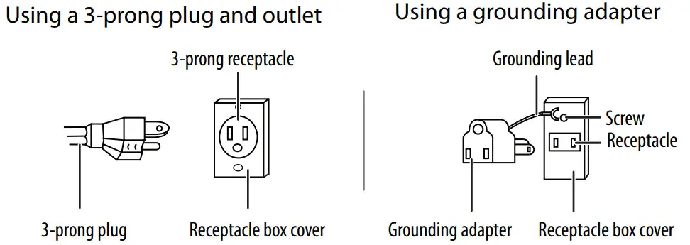 INSIGNIA NS IMN44BS4 Portable Nugget Ice Maker - power supply