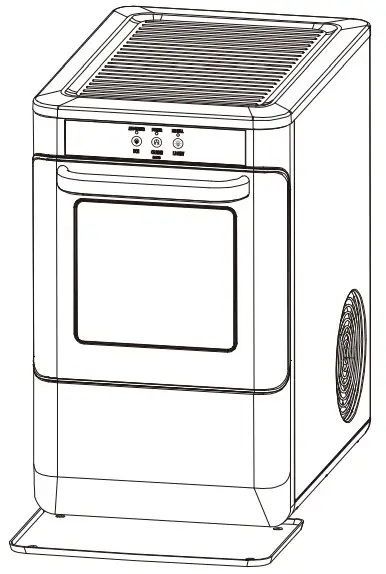 INSIGNIA NS IMN44BS4 Portable Nugget Ice Maker