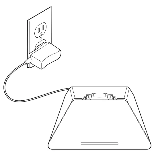 poly Savi 8210 8220 UC Wireless DECT Headset System for Computer - Charge stand