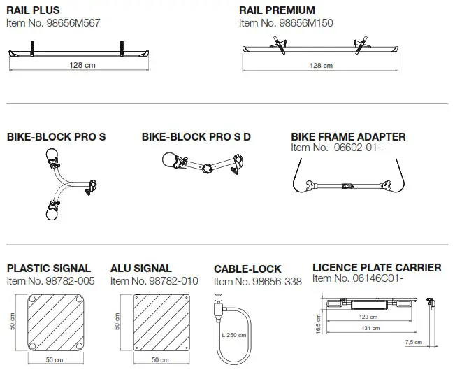 FIAMMA 02096-06A Carry Bike Ford Custom Deep Black - Fig21