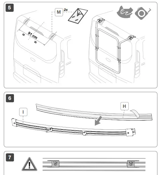 FIAMMA 02096-06A Carry Bike Ford Custom Deep Black - Fig5
