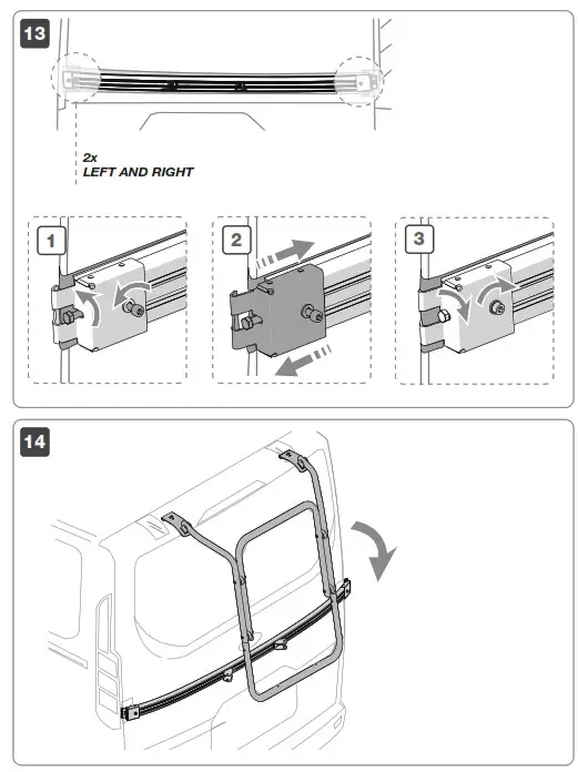 FIAMMA 02096-06A Carry Bike Ford Custom Deep Black - Fig8