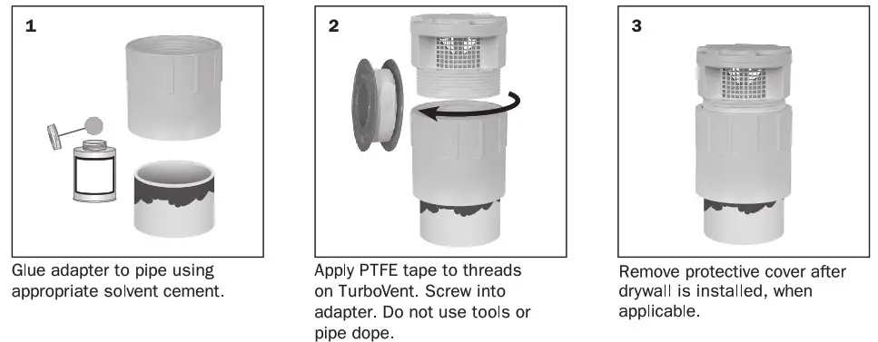 Sioux Chief TurboVent Air Admittance Valve - fig
