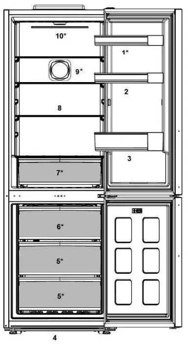 beko B1RCNA344W Refrigerator - Refrigerator