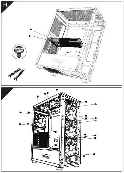 DLC 29 Full Mesh Luxury PC Chassis - fig 14