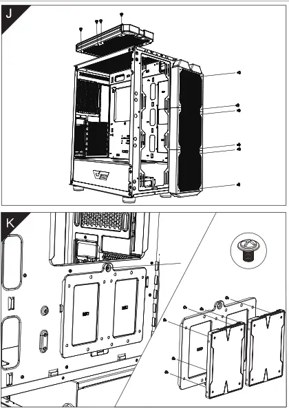 DLC 29 Full Mesh Luxury PC Chassis - fig 16