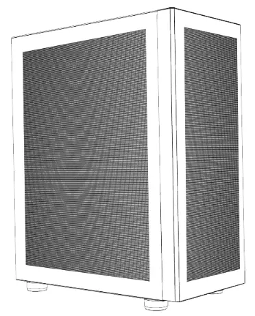 DLC 29 Full Mesh Luxury PC Chassis - fig 4