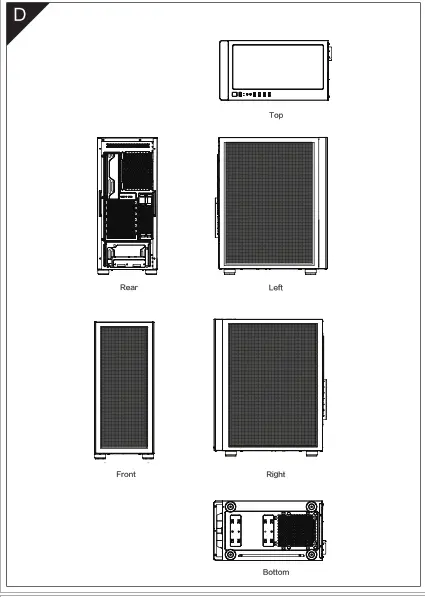 DLC 29 Full Mesh Luxury PC Chassis - fig 9