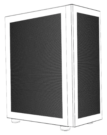 DLC 29 Full Mesh Luxury PC Chassis - fig