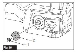 makita DUC204 Cordless Chain Saw - fig 7