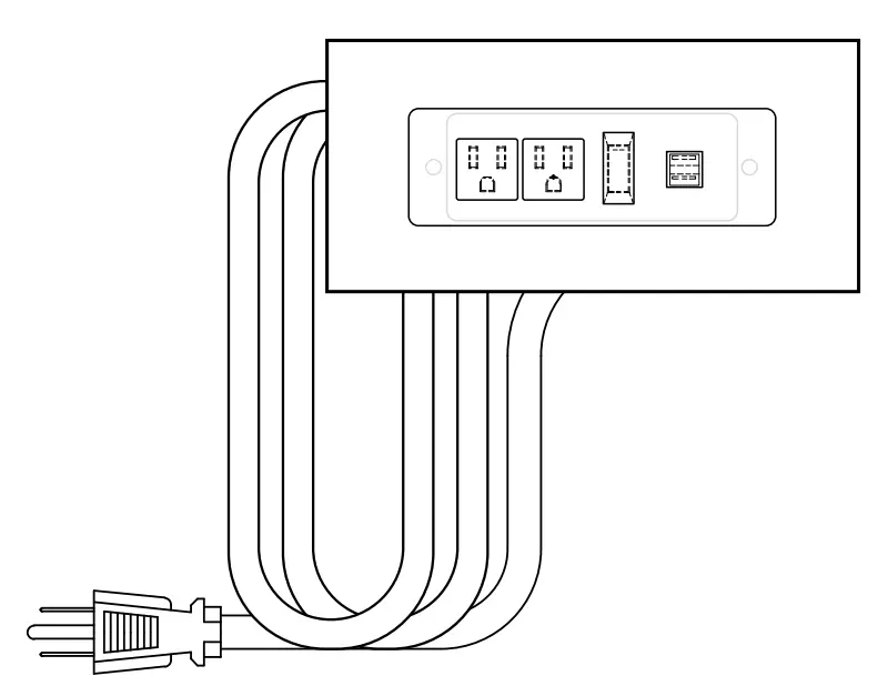 Electrical Outlets with Charging Hub