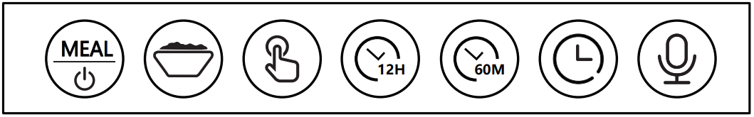 HONEYGUARIDAN A40 Automatic Pet Feeder - Control panel