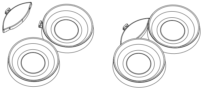 HONEYGUARIDAN A40 Automatic Pet Feeder - connector plate