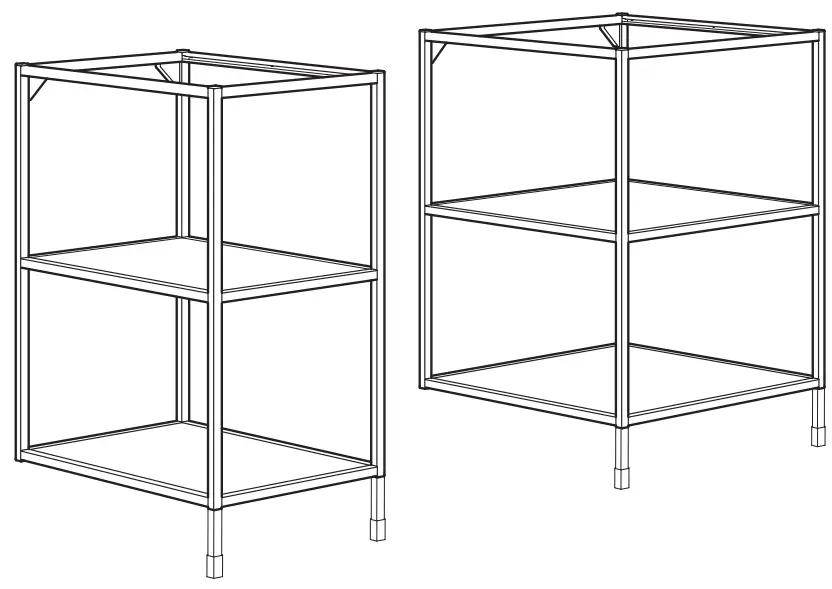 IKEA 10045514 ENHET Base FR w Shelves -