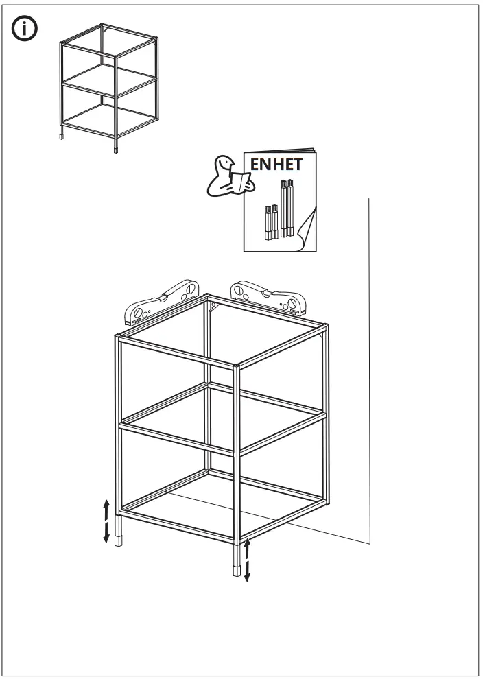 IKEA 10045514 ENHET Base FR w Shelves - fIG11