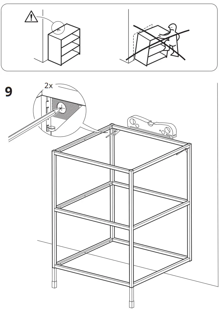IKEA 10045514 ENHET Base FR w Shelves - fIG12