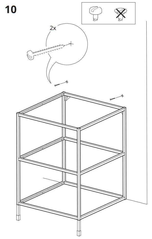 IKEA 10045514 ENHET Base FR w Shelves - fIG13