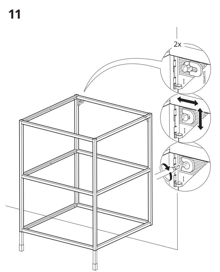 IKEA 10045514 ENHET Base FR w Shelves - fIG14