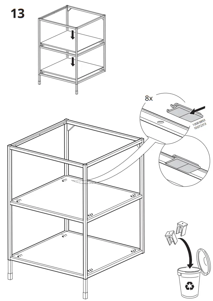 IKEA 10045514 ENHET Base FR w Shelves - fIG16
