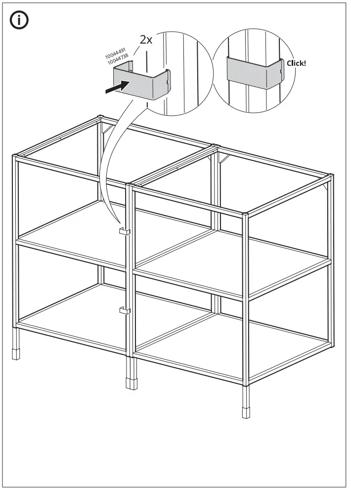 IKEA 10045514 ENHET Base FR w Shelves - fIG17