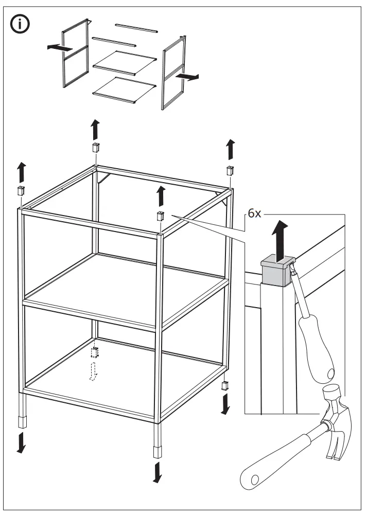IKEA 10045514 ENHET Base FR w Shelves - fIG20