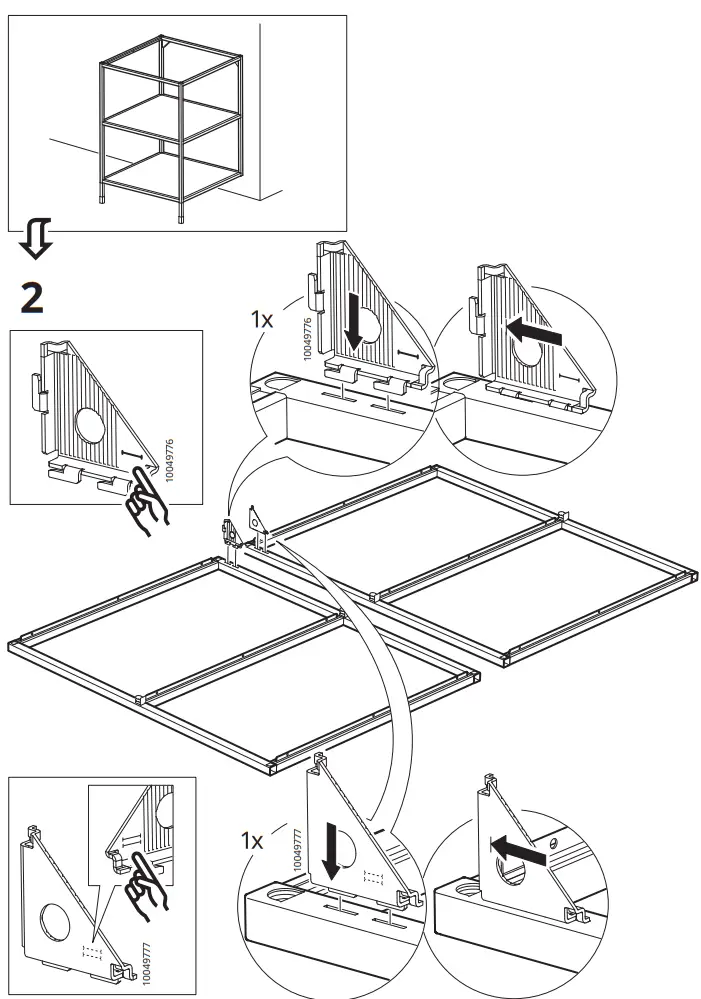 IKEA 10045514 ENHET Base FR w Shelves - fIG3