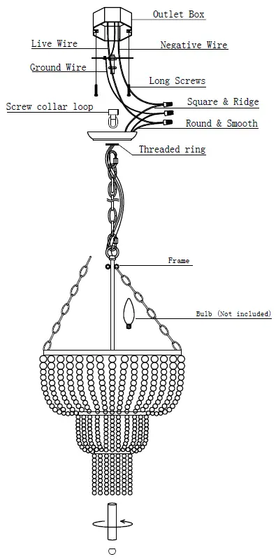 C-Cattleya-CA2277-H-3-Light-Black-Farmhouse-Boho-Chandelier-fig-1