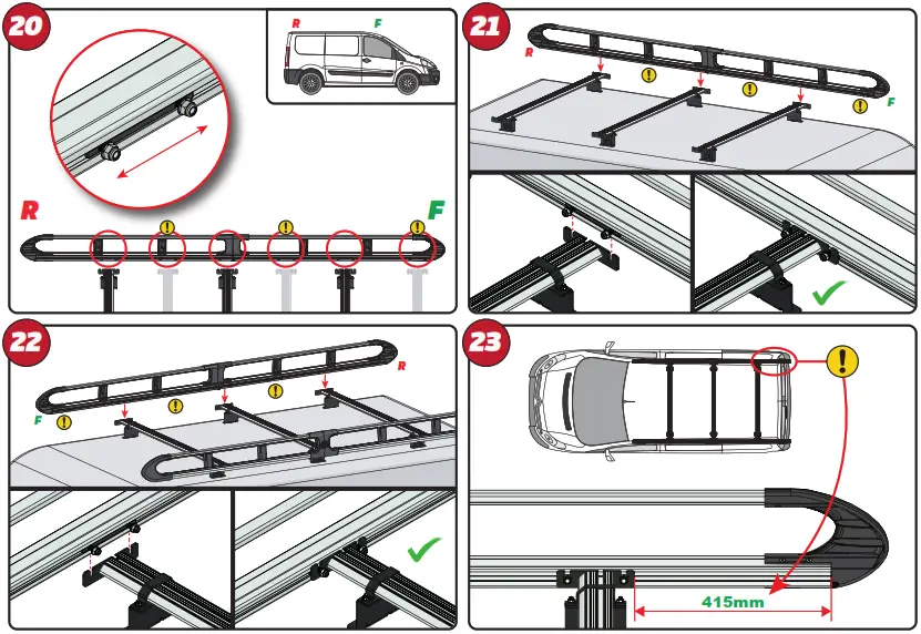 VAN GUARD IN8291 ULTI Rack Roof Rack - Figure10