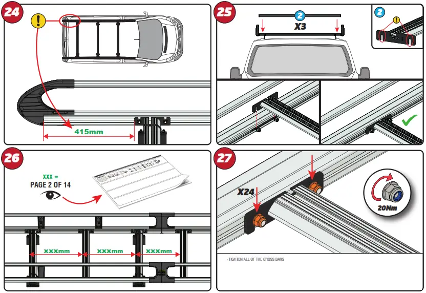 VAN GUARD IN8291 ULTI Rack Roof Rack - Figure11