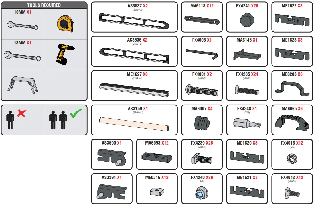 VAN GUARD IN8291 ULTI Rack Roof Rack - Figure3