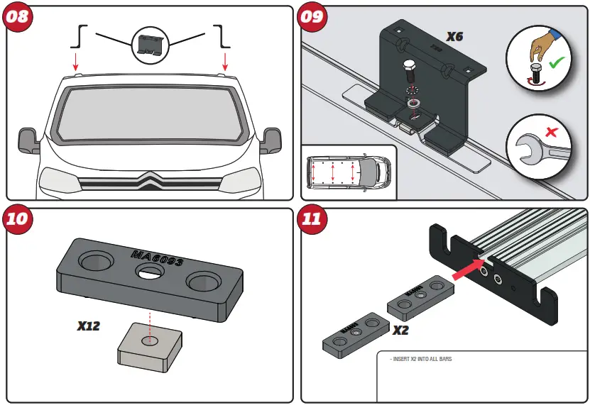 VAN GUARD IN8291 ULTI Rack Roof Rack - Figure7