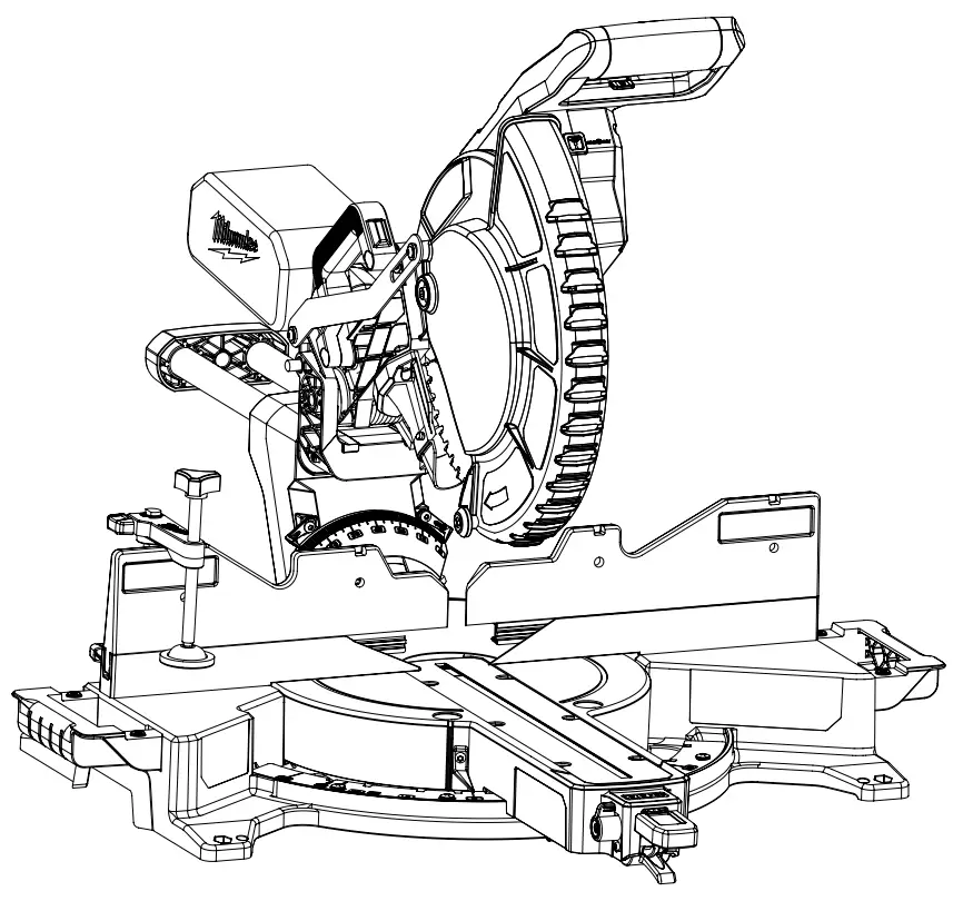 milwaukee 2739-20 M18 Fuel 12 Dual Bevel Sliding Compound Miter Saw