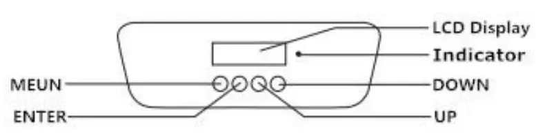 Sistemamt HALOBEAM300 300W LED Beam Moving Head - Display instruction