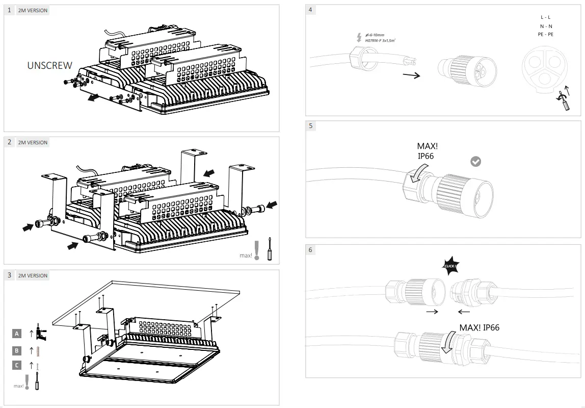 LENA LIGHTING 1M Factor HB NT LED Light - Figure 3