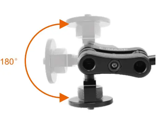 E-IMAGE EI-A74 TWIN 9 Inch Double Ball Clamp Arm - Features 5