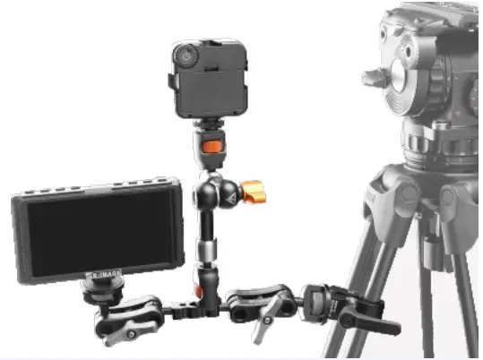 E-IMAGE EI-A74 TWIN 9 Inch Double Ball Clamp Arm - Features 6