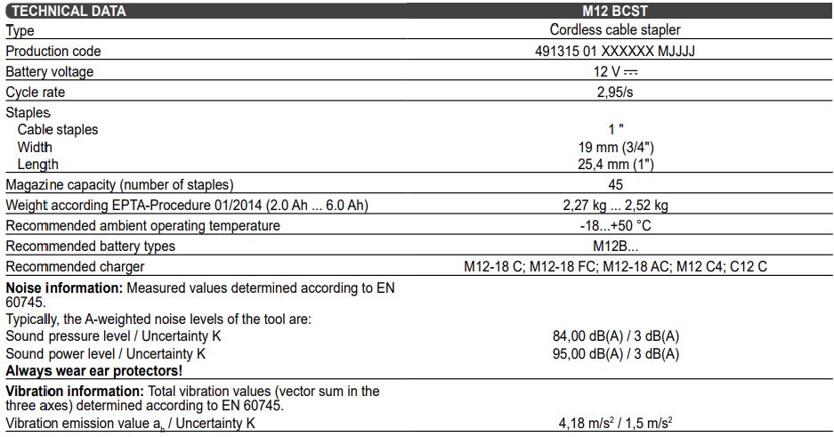 milwaukee M12 BCST Cable Stapler-fig11