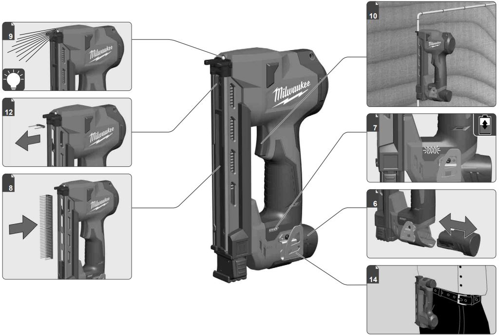 milwaukee M12 BCST Cable Stapler-fig2