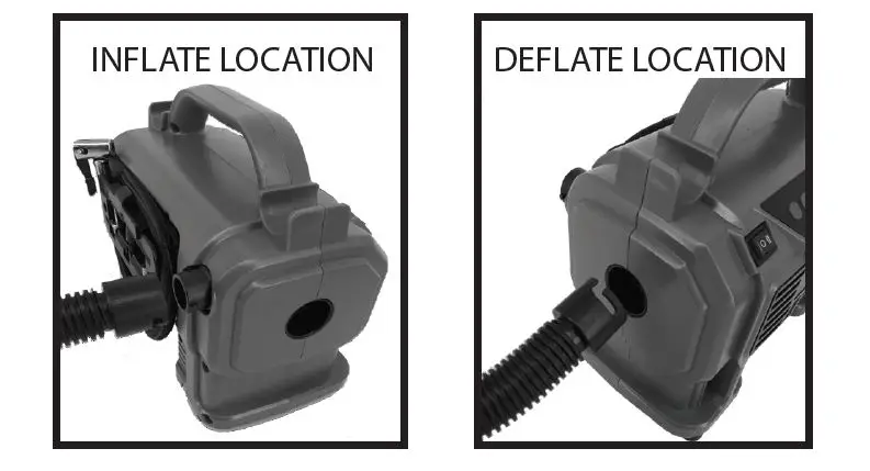 HUDSON PRO 23001 12V Vehicle Power Outlet Inflator-Deflator