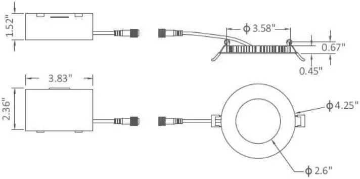 PLT SOLUTIONS PLT-20274 Color Selectable Ultra-Thin B1