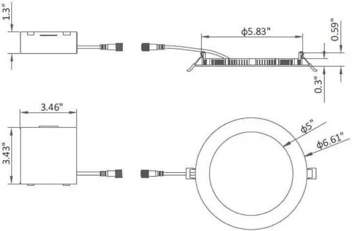 PLT SOLUTIONS PLT-20274 Color Selectable Ultra-Thin B2