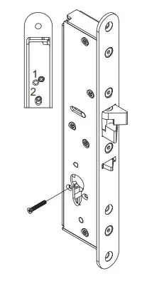 GIANNI ML 605M Series Electro Mechanical Lock - fig 2