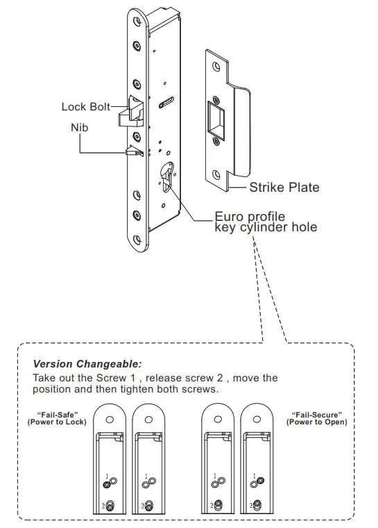 GIANNI ML 605M Series Electro Mechanical Lock - fig