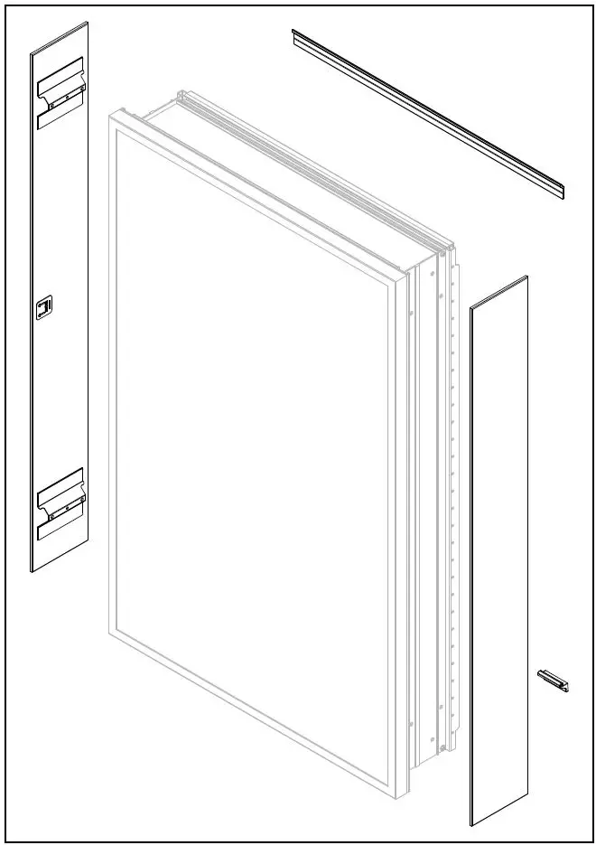 robern-CC2034D4RC84SC-Round-Corner-Metal-Mirrored-Medicine-Cabinet-FIG 7