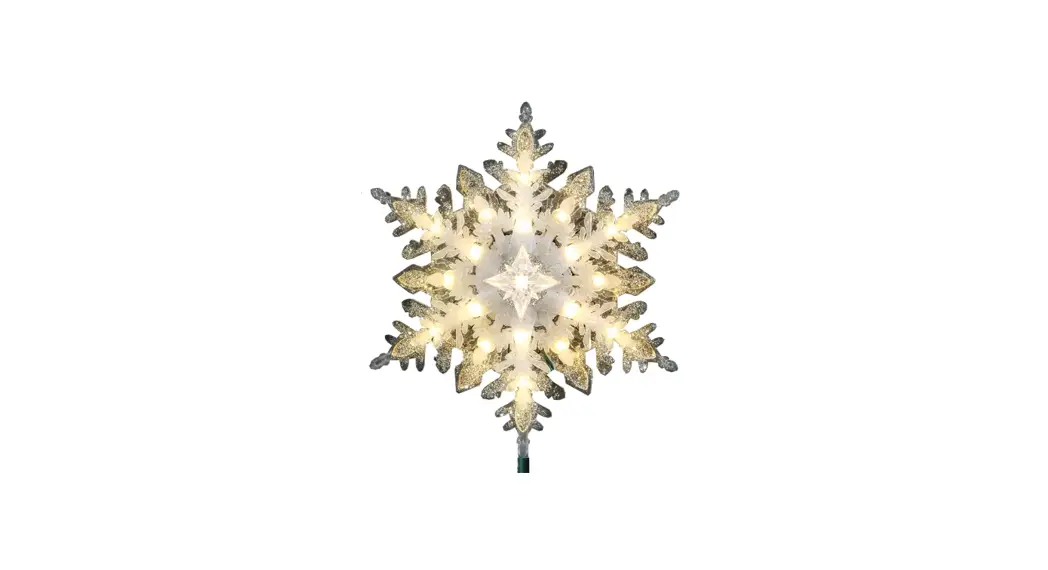Ge 71241 19l 11 Inch Silver Glittered Snowflake Tree Top Instructions Ge 71241 19l 11 Inch Silver Glittered Snowflake Tree Top Instructions