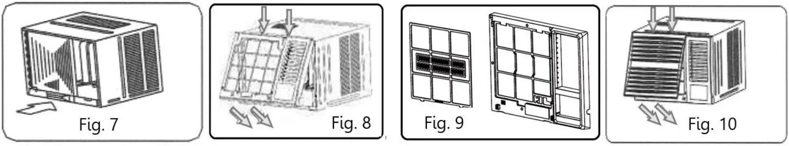 Hitachi R410A Window Air Conditioner Inverter Cooling - FIG 15
