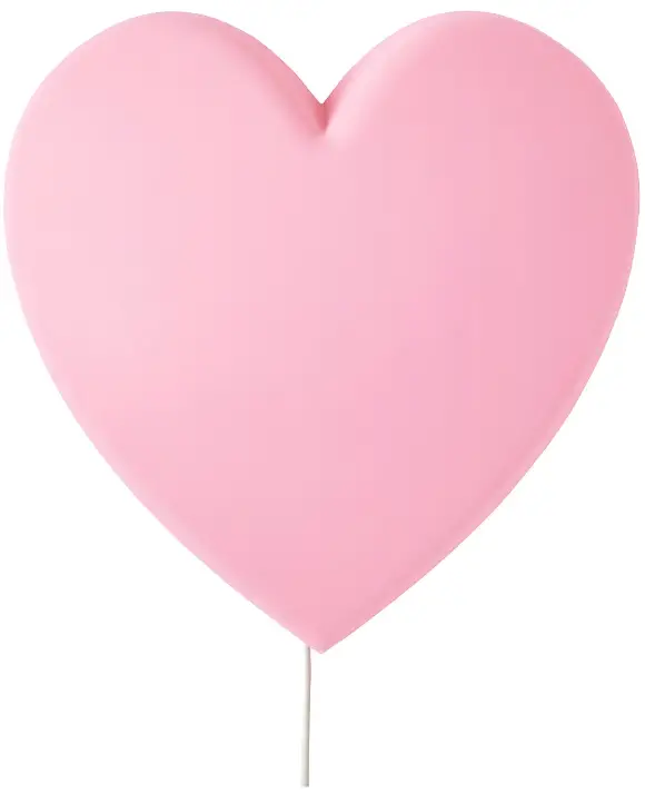 IKEA-AA-2138686-5-UPPLYST-LED-Wall-Lamp-Heart-Pink-product
