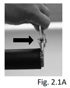 Mounted of Luna/400 ceiling hois